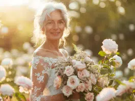 Robe de mariée courte pour senior : élégance à 60 ans et plus