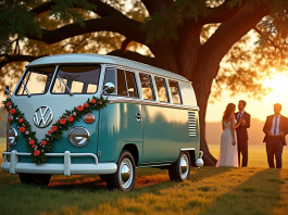 Ajoutez une touche vintage à votre cérémonie avec un combi VW