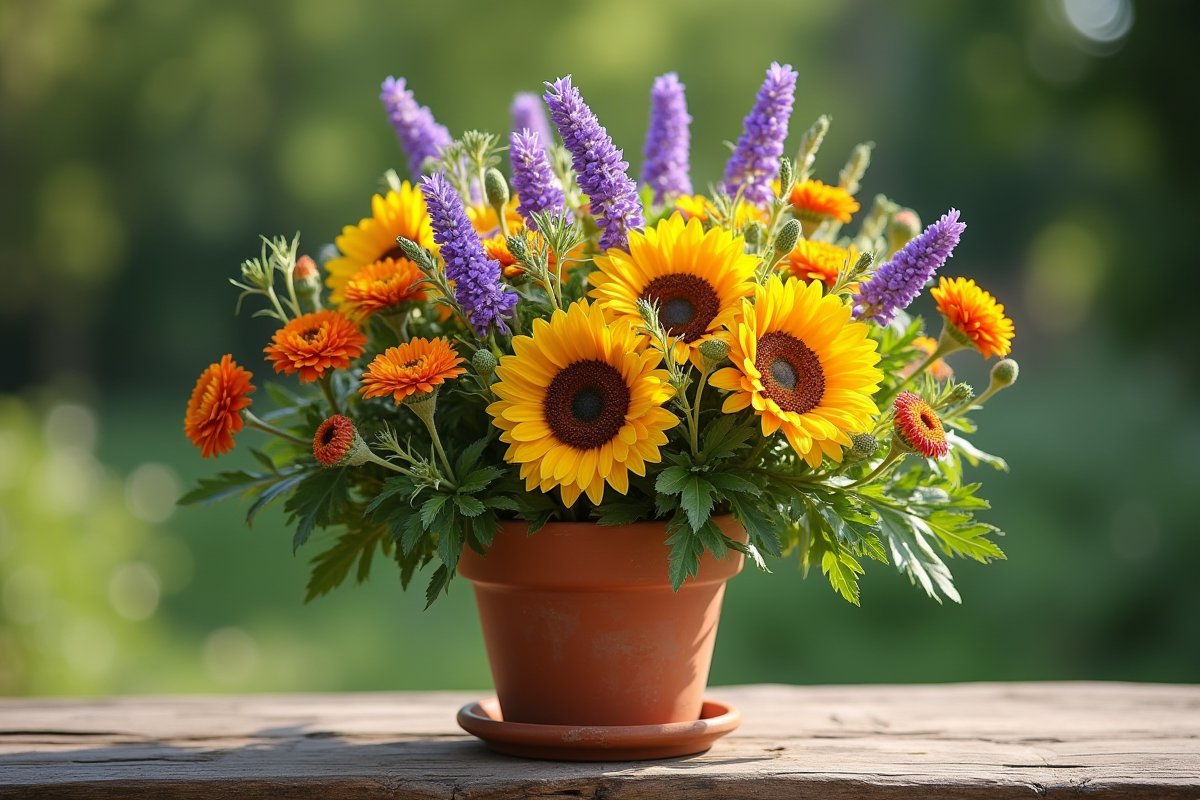 fleurs assorties