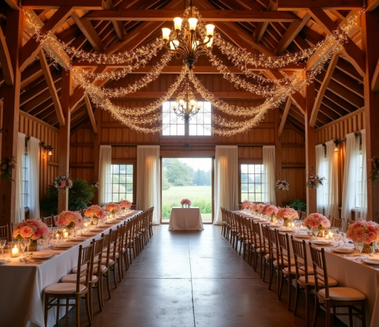 Décorer une grange pour un mariage : idées et conseils pour une ambiance parfaite