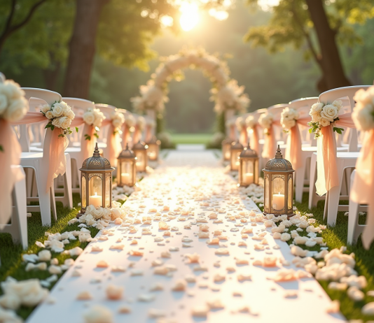 Décorations mariage : Quelles décorations d’allée choisir ?