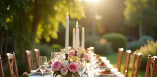 repas mariage creatif