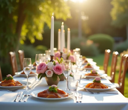 repas mariage creatif